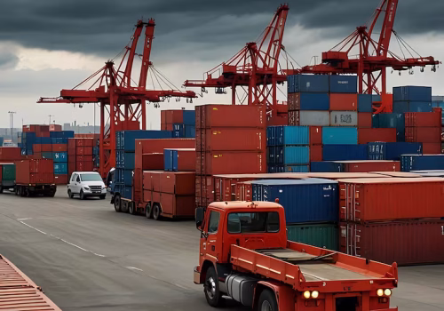 red-semitruck-is-parked-busy-shipping-yard_1272475-9743